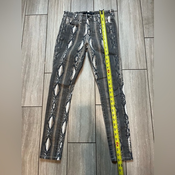 Joe's Jeans Womens 24 The Icon Mid Rise Skinny Ankle Brown Snake Print #702 - Picture 2 of 6